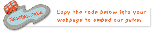 Copy the code below into your webpage to embed our game.